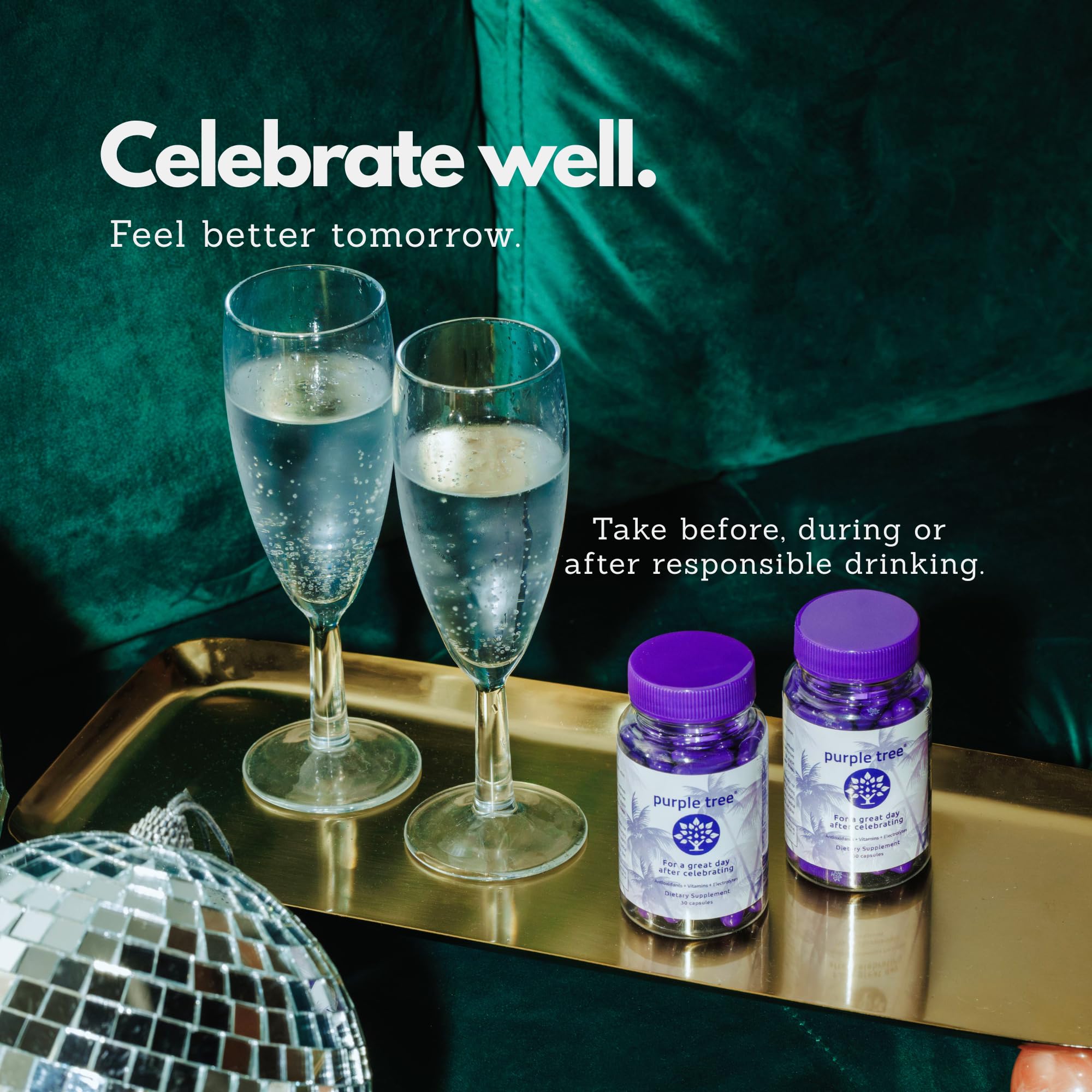 purple tree capsule close-up revealing liposomal coating, highlighting improved absorption