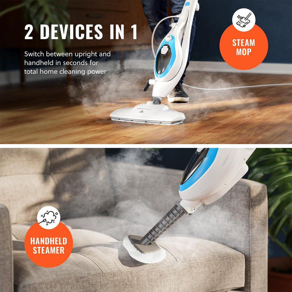 PurSteam detachable handheld close-up highlighting convenient portable steaming