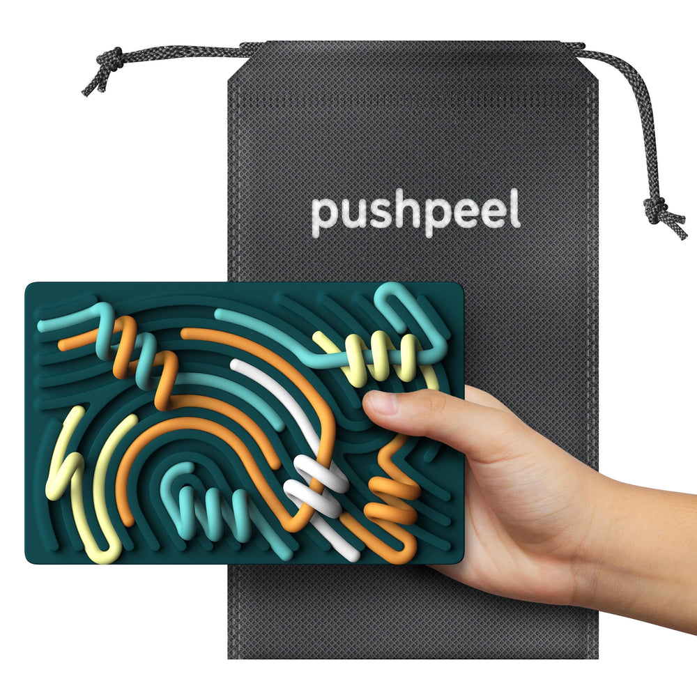 Pushpeel product label and certification details emphasizing safe materials