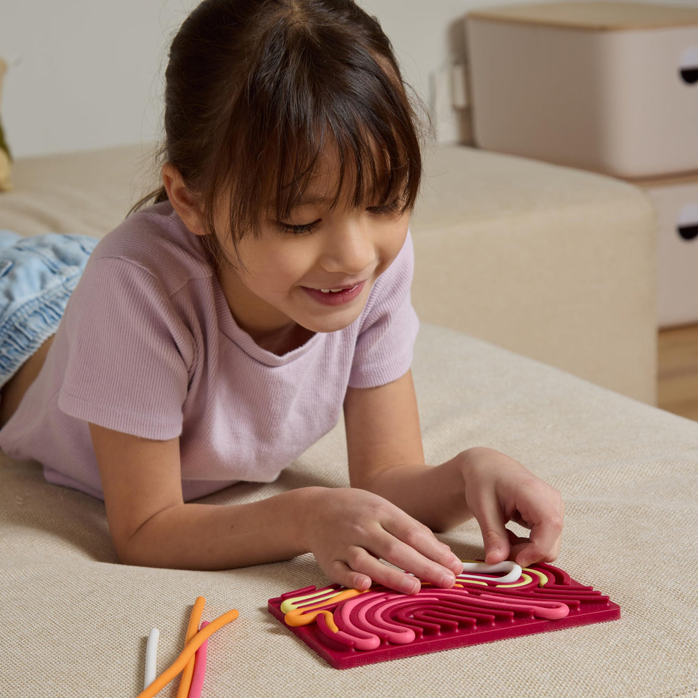 Pushpeel silicone texture close-up highlighting soft tactile surface benefit