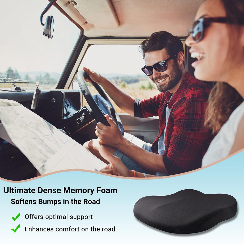 Putniu installed on driver seat improving visibility and posture