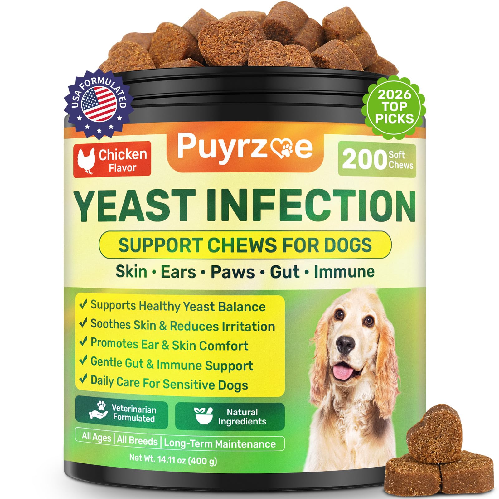 puyrzoe front packaging showing bottle and branding for easy identification