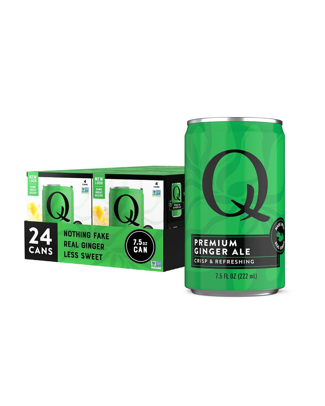 Q Mixers front packaging showing 24-pack convenience and bold flavor