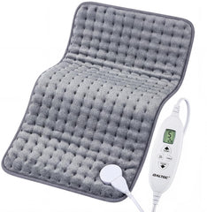 Qaltgc front view of 12x24 grey pad showing even coverage and comfort
