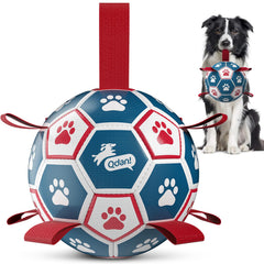 QDAN front view of ball packaging showing product and pump - easy setup