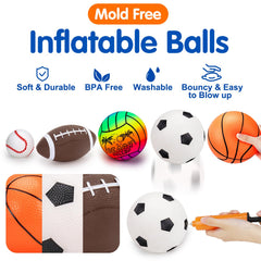 Qirptey football texture close-up showing soft grip for toddlers