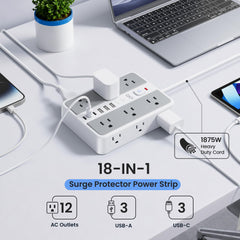 QKP flat 45° plug closeup that fits tight spaces behind furniture
