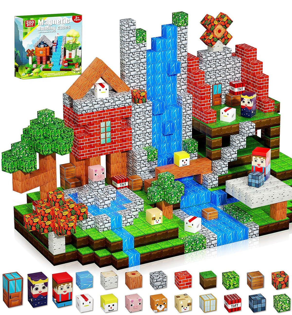 QRPQT front packaging showing set pieces and benefits for creative play