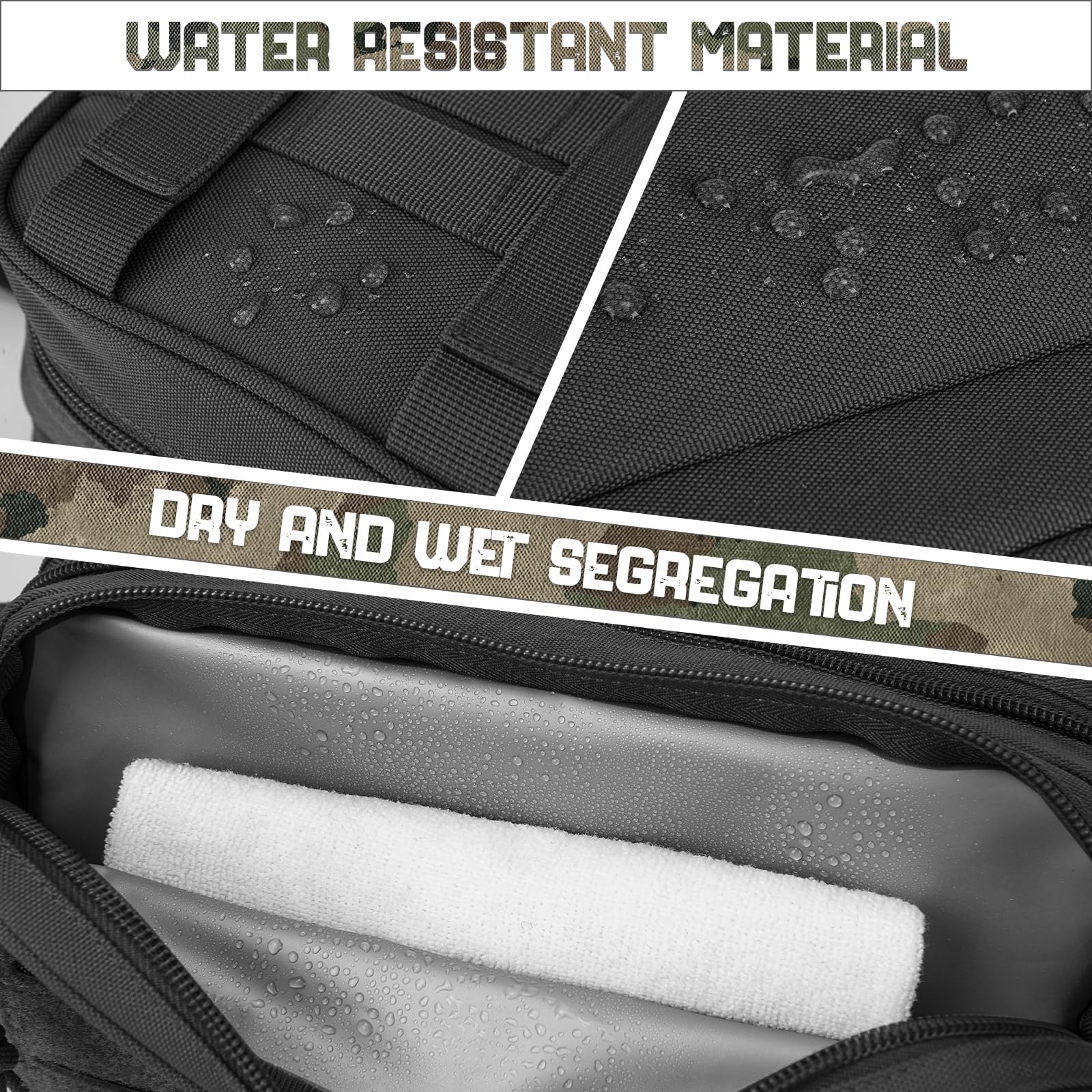 QT&QY interior mesh pockets and elastic loops keeping toiletries neatly secured