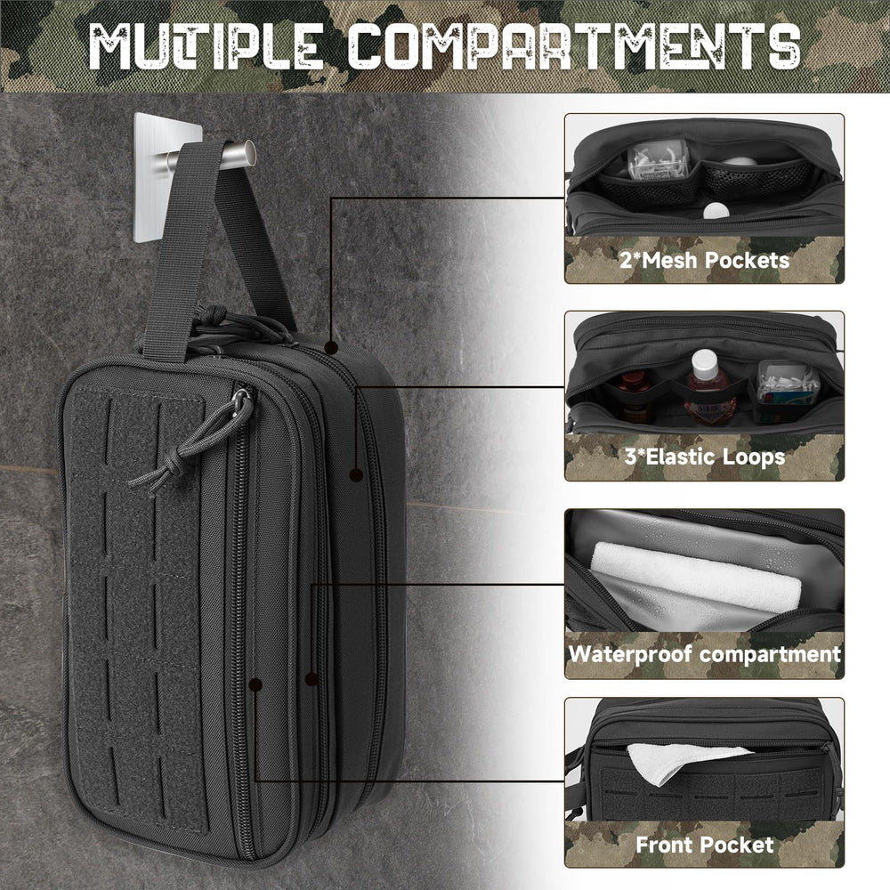 QT&QY MOLLE webbing close-up allowing attachments for extra pouches and gear