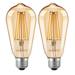 Qualilux bulb front packaging showing model and benefits