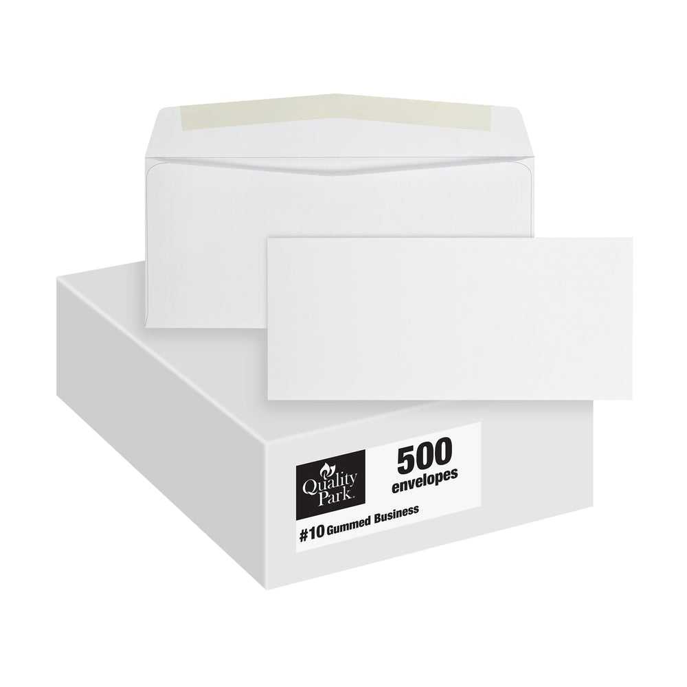 Quality Park front box showing 500-count and product branding, reliable bulk supply