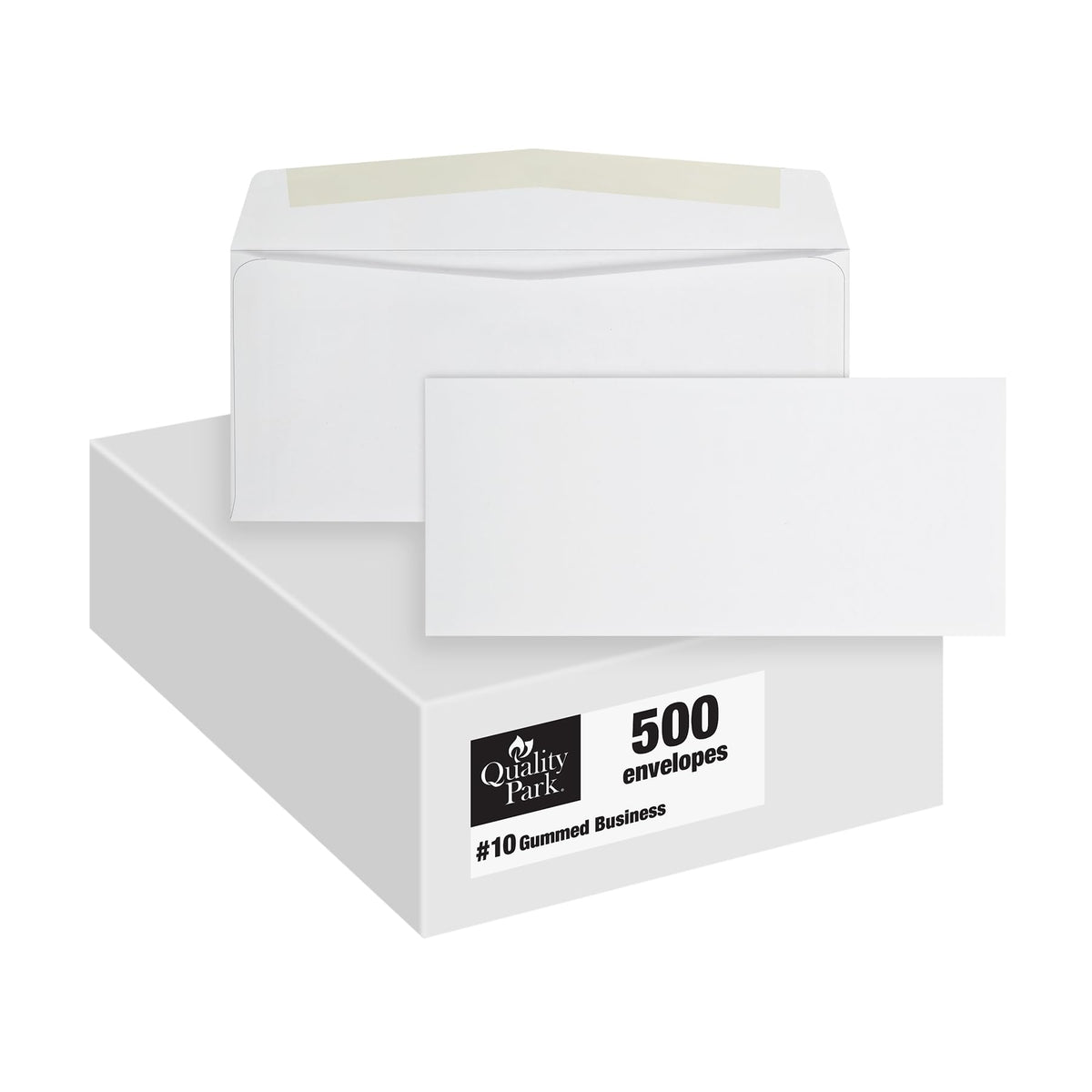 Quality Park front box showing 500-count and product branding, reliable bulk supply