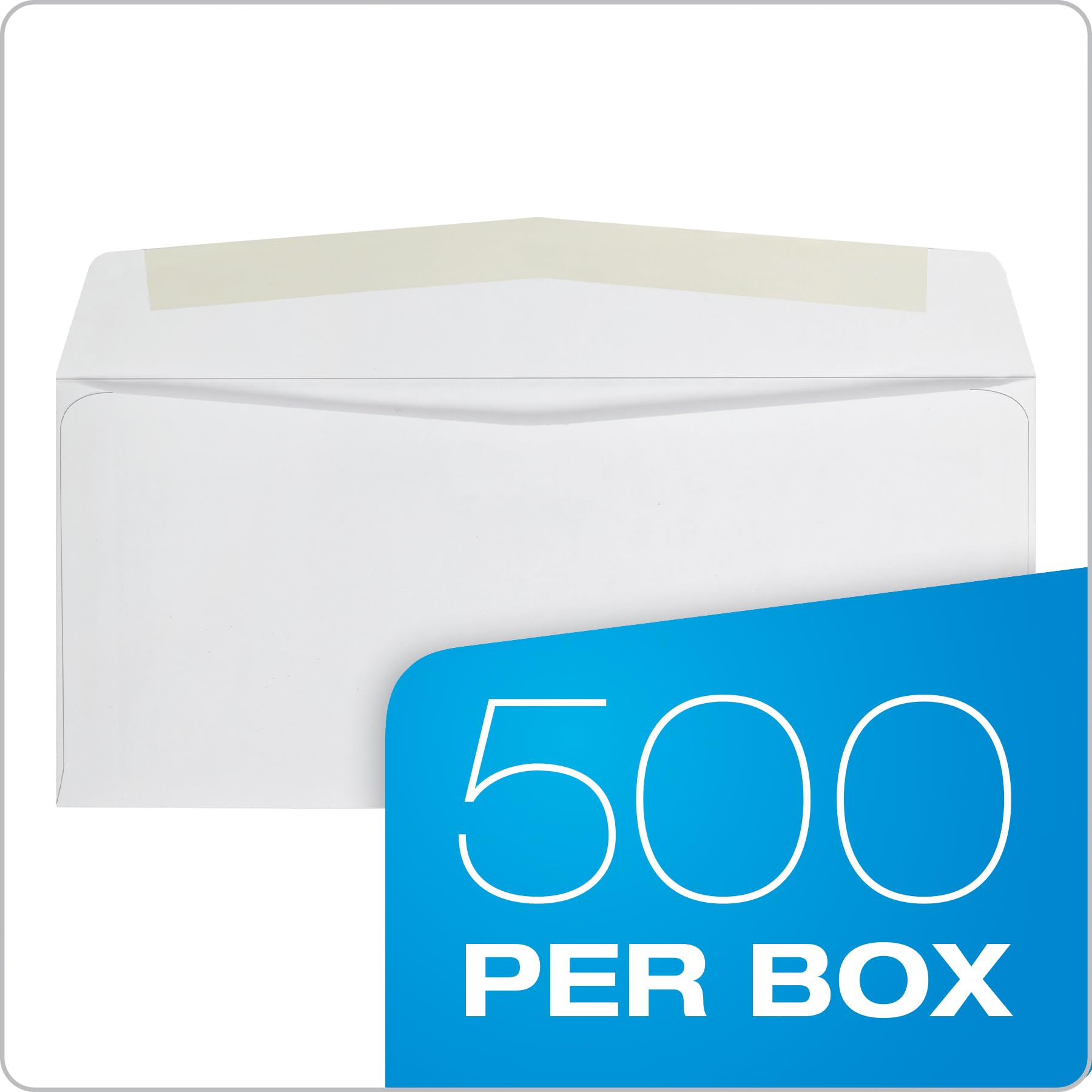Quality Park envelope feeding through printer demonstrating inkjet and laser compatibility