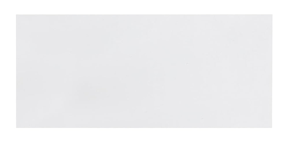 Quality Park single #10 envelope front view with blank surface for printing benefits