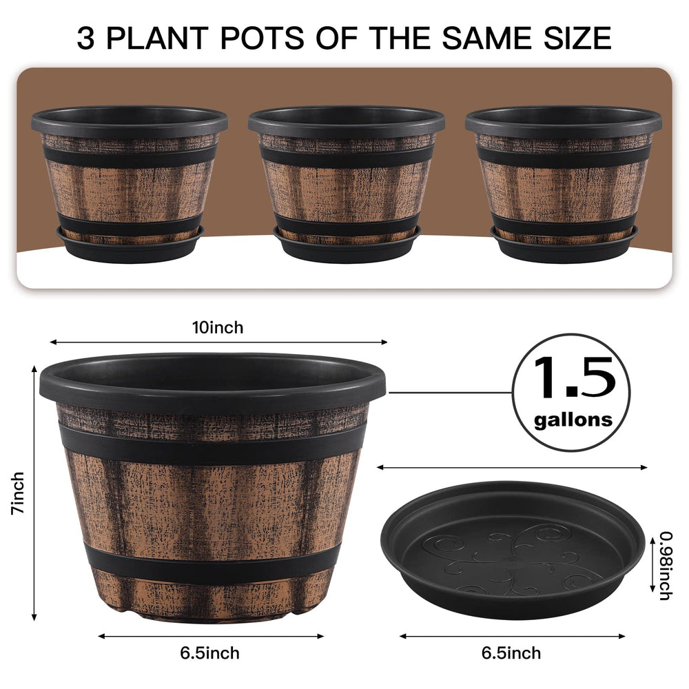 Quarut close-up of barrel texture displaying wood-like grain and durable plastic finish