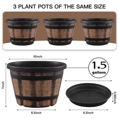Quarut close-up of barrel texture displaying wood-like grain and durable plastic finish