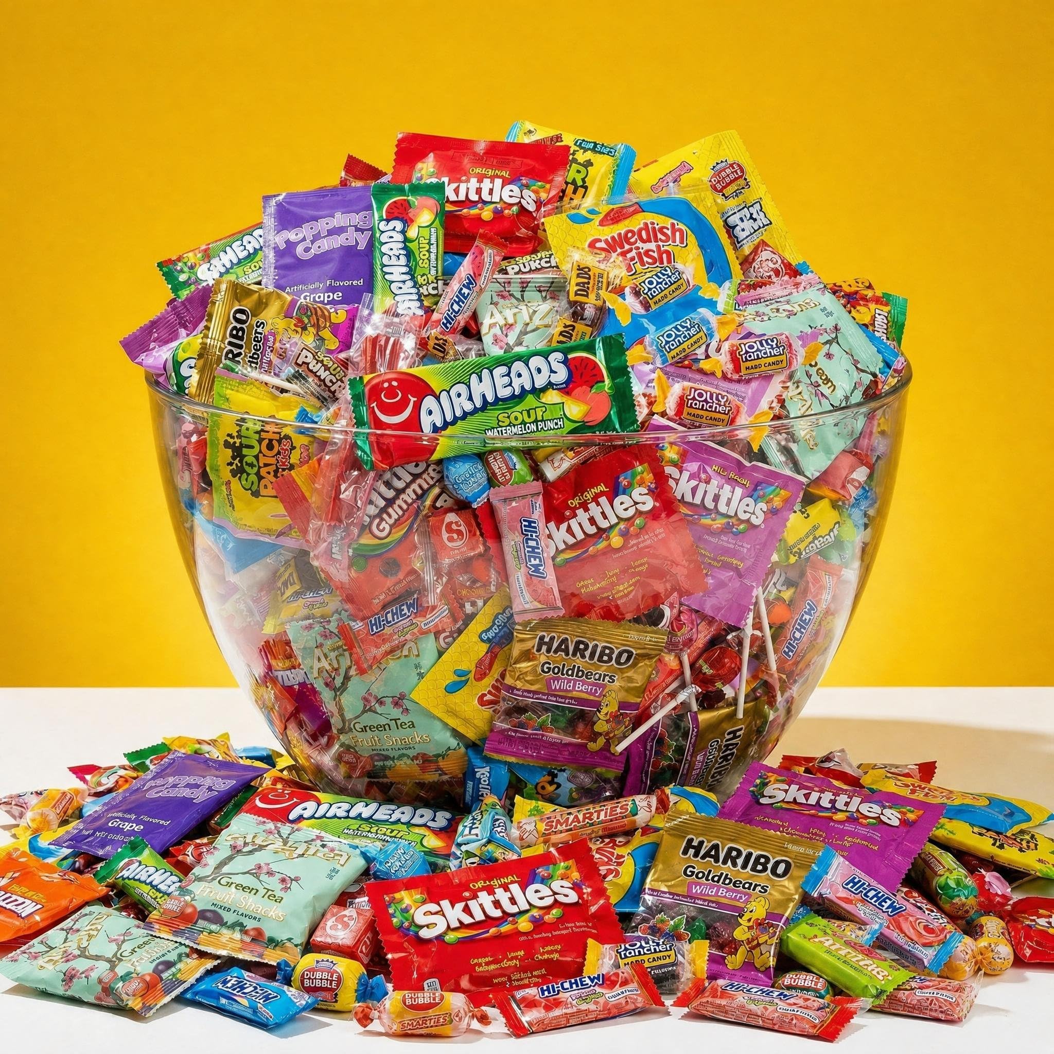 QUEEN JAX candy in bowl at party showing crowd-pleasing convenience