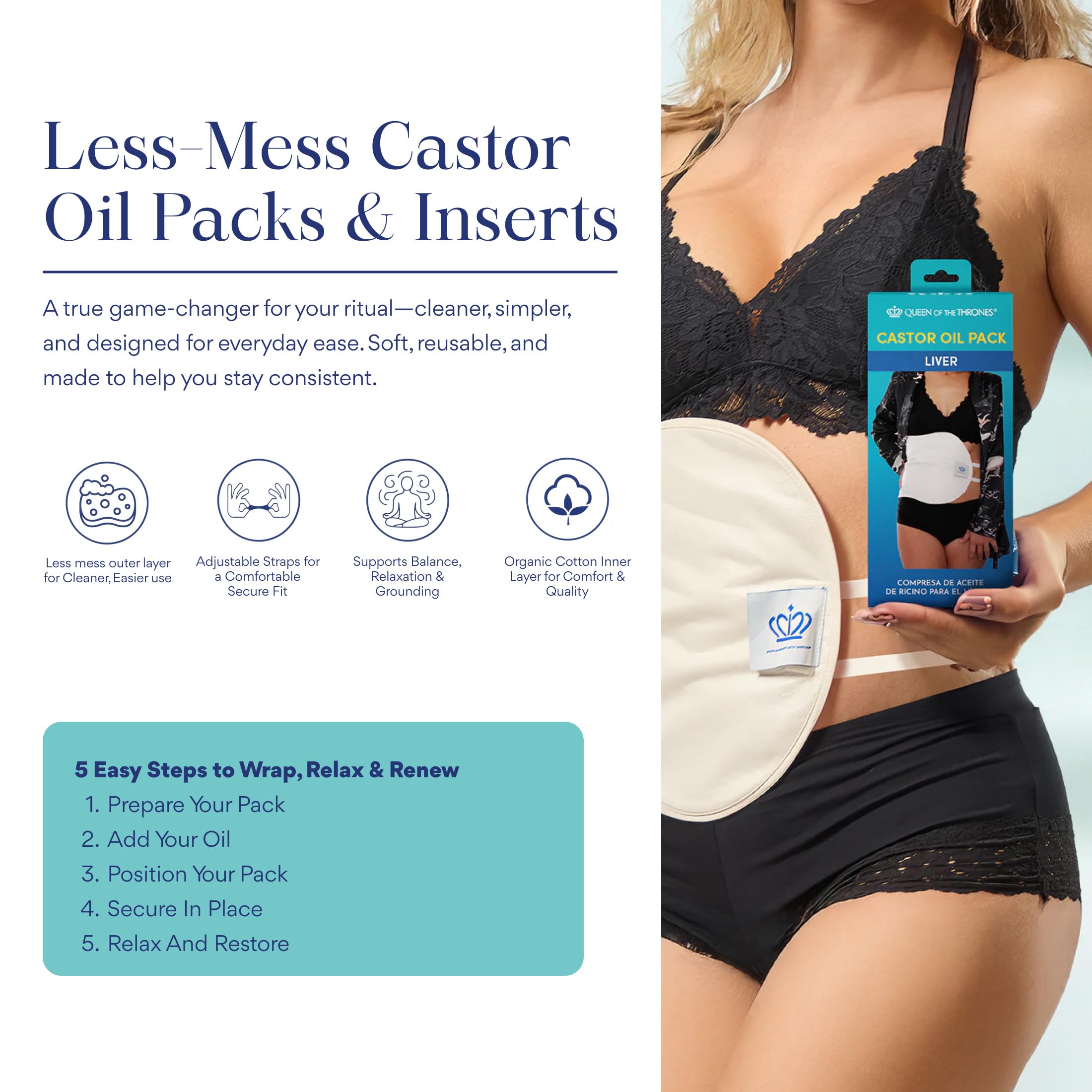 Queen of the Thrones bottle in hand showing travel-friendly 100 ml scale