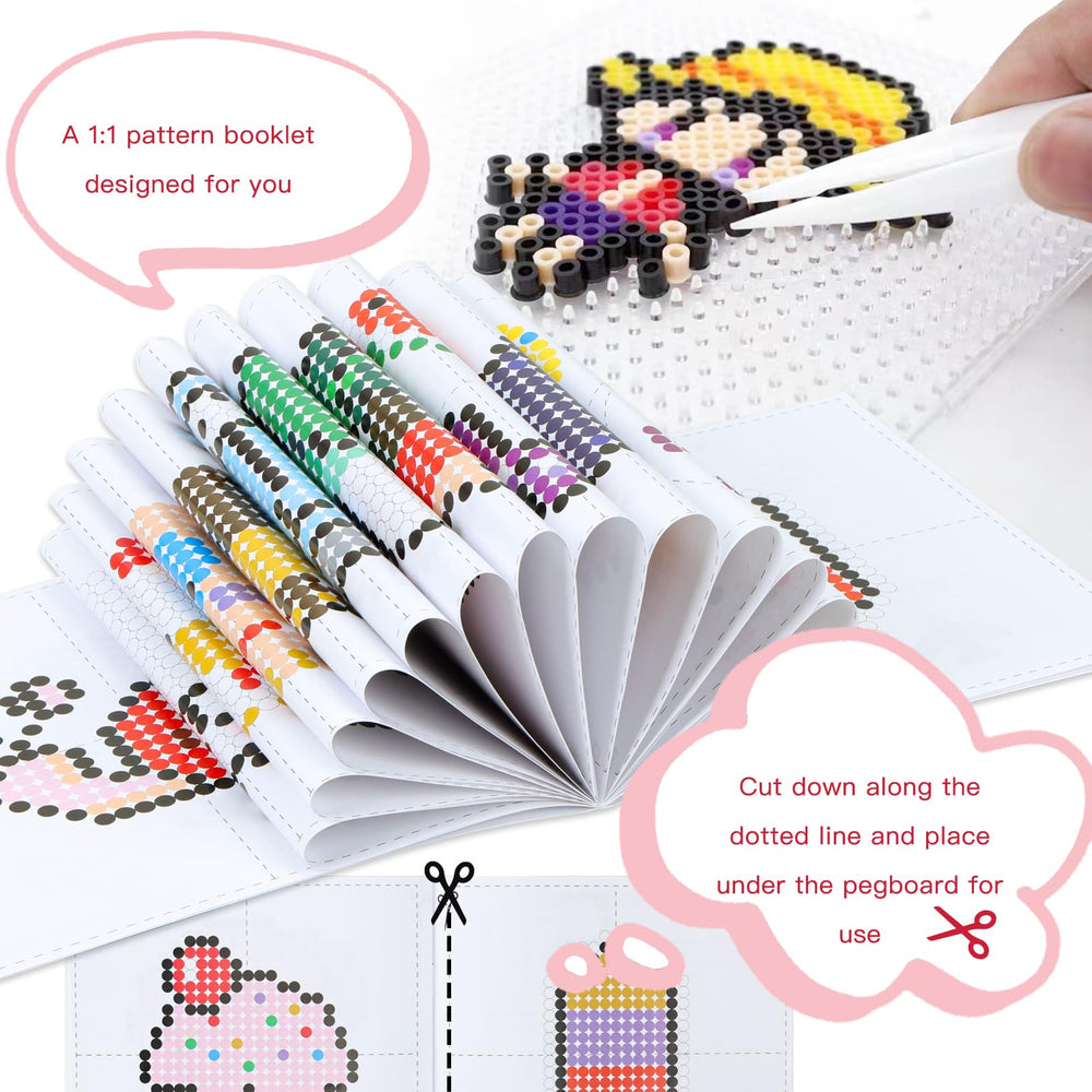 QUEFE open storage box with sorted beads offering tidy organization benefit