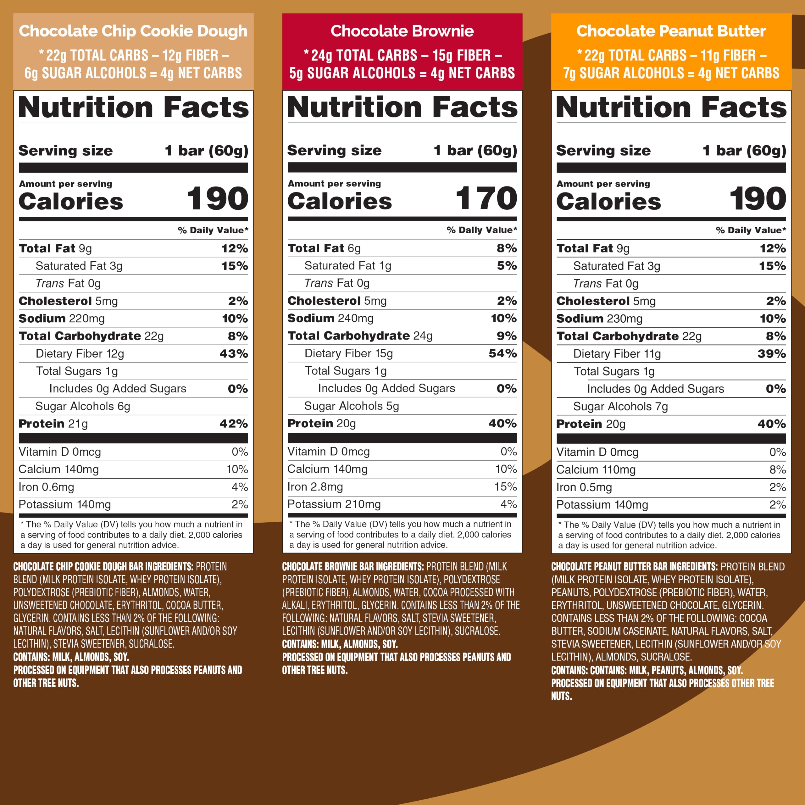 Quest bar held in hand showing size and on-the-go convenience