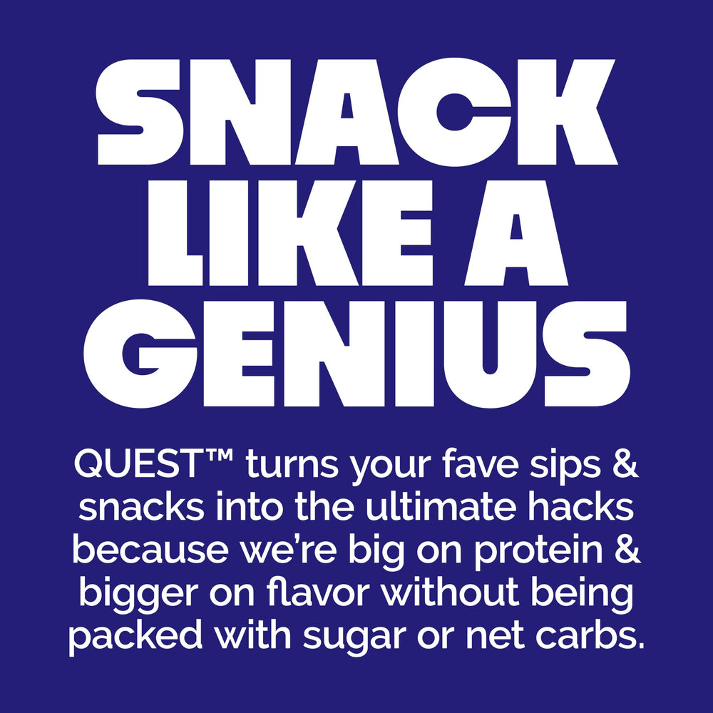 Quest blueberry muffin nutrition facts panel showing calories and macros