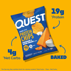 Quest nutrition label close view, clear protein and carb information