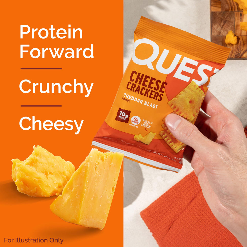 Quest nutrition label close-up showing protein and net carb information for shoppers