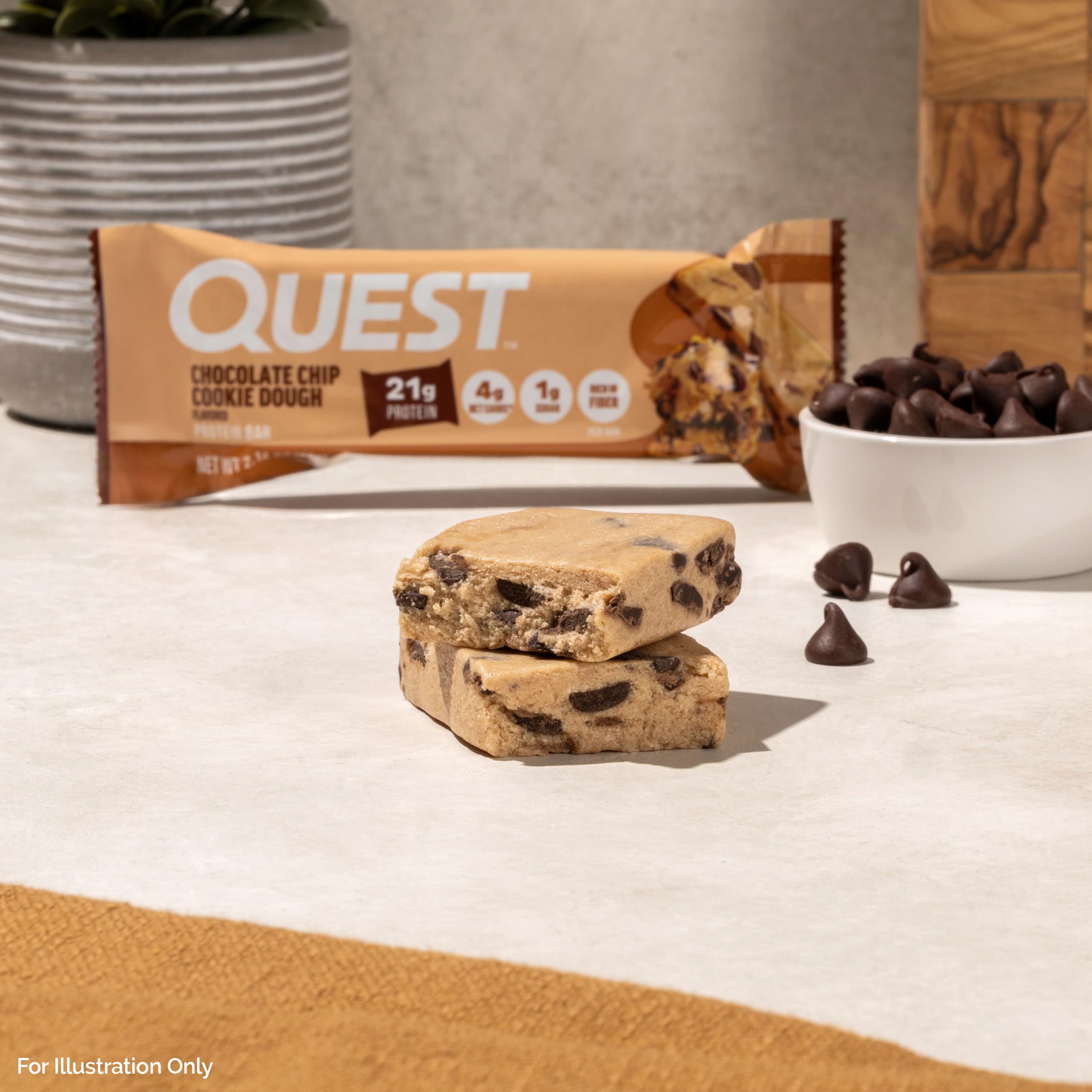 Quest ingredients label photo showing protein content and allergen information for informed choices