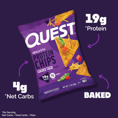 Quest chips used as salad topping adding protein and crunch