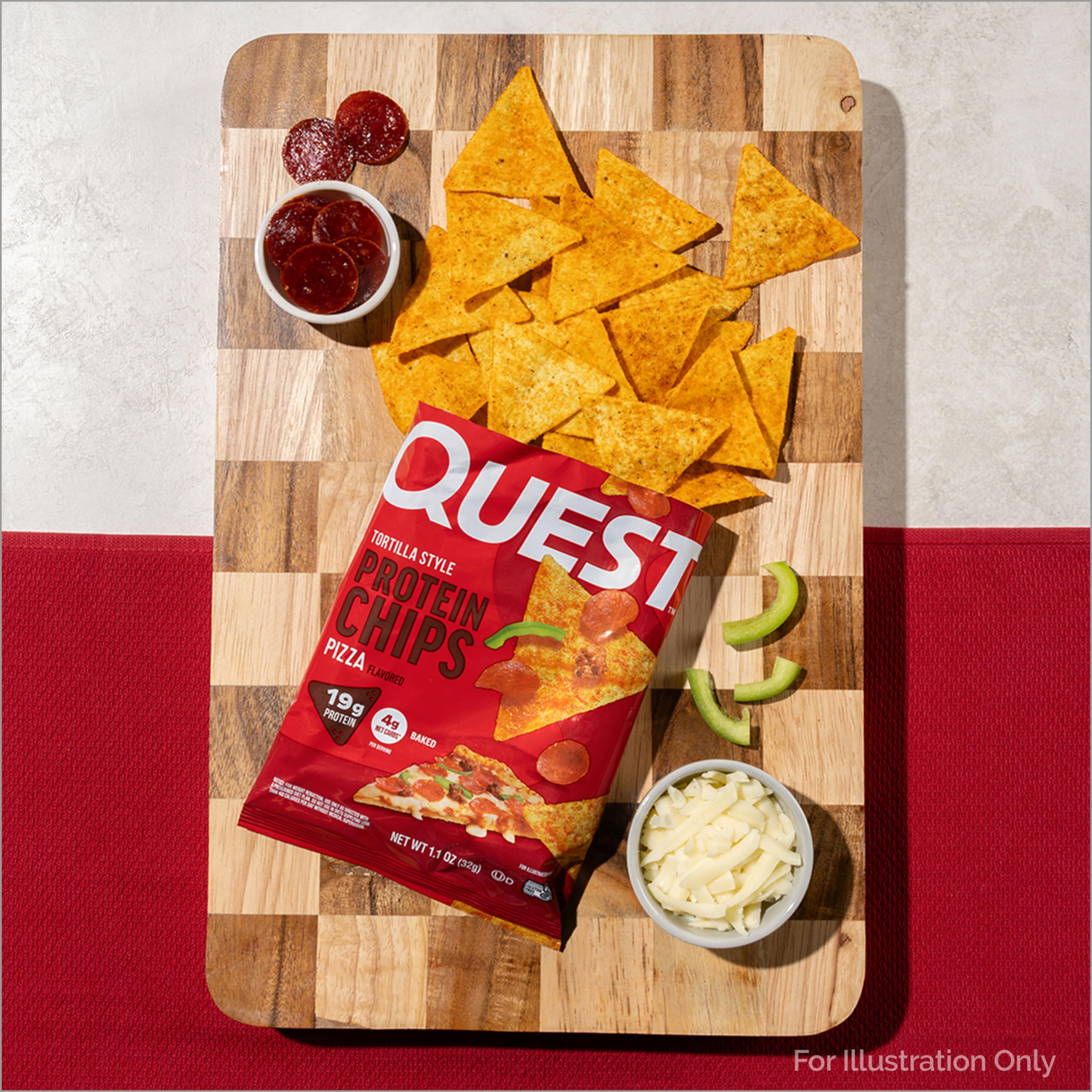 Quest bag inside gym bag illustrating convenient post-workout protein snack
