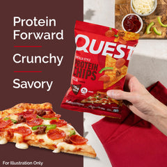 Quest nutrition label close-up showing 19g protein and 4g net carbs benefit