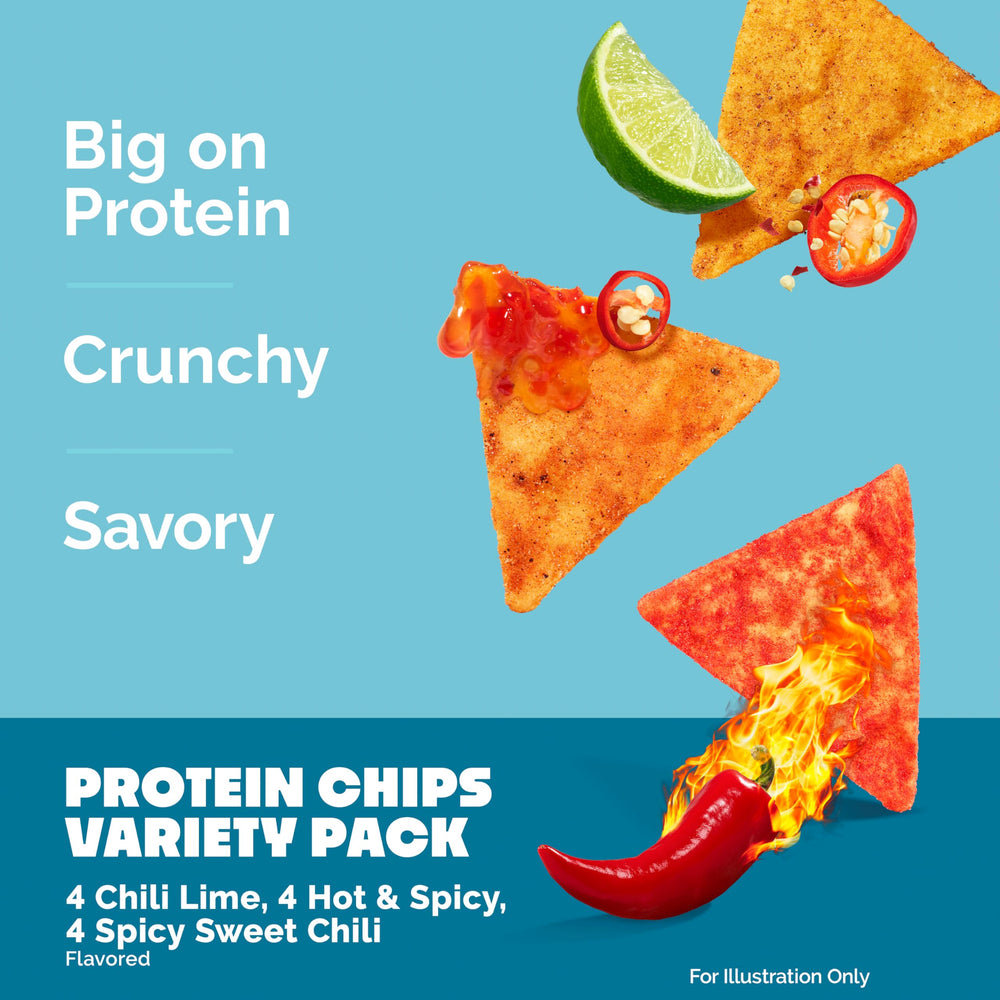 Quest Spicy Sweet Chili chips texture close-up showcasing baked crunch