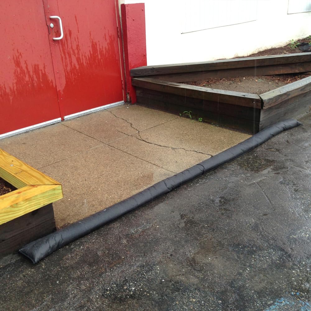 Quick Dam inside basement protecting appliances from leaks and overflows