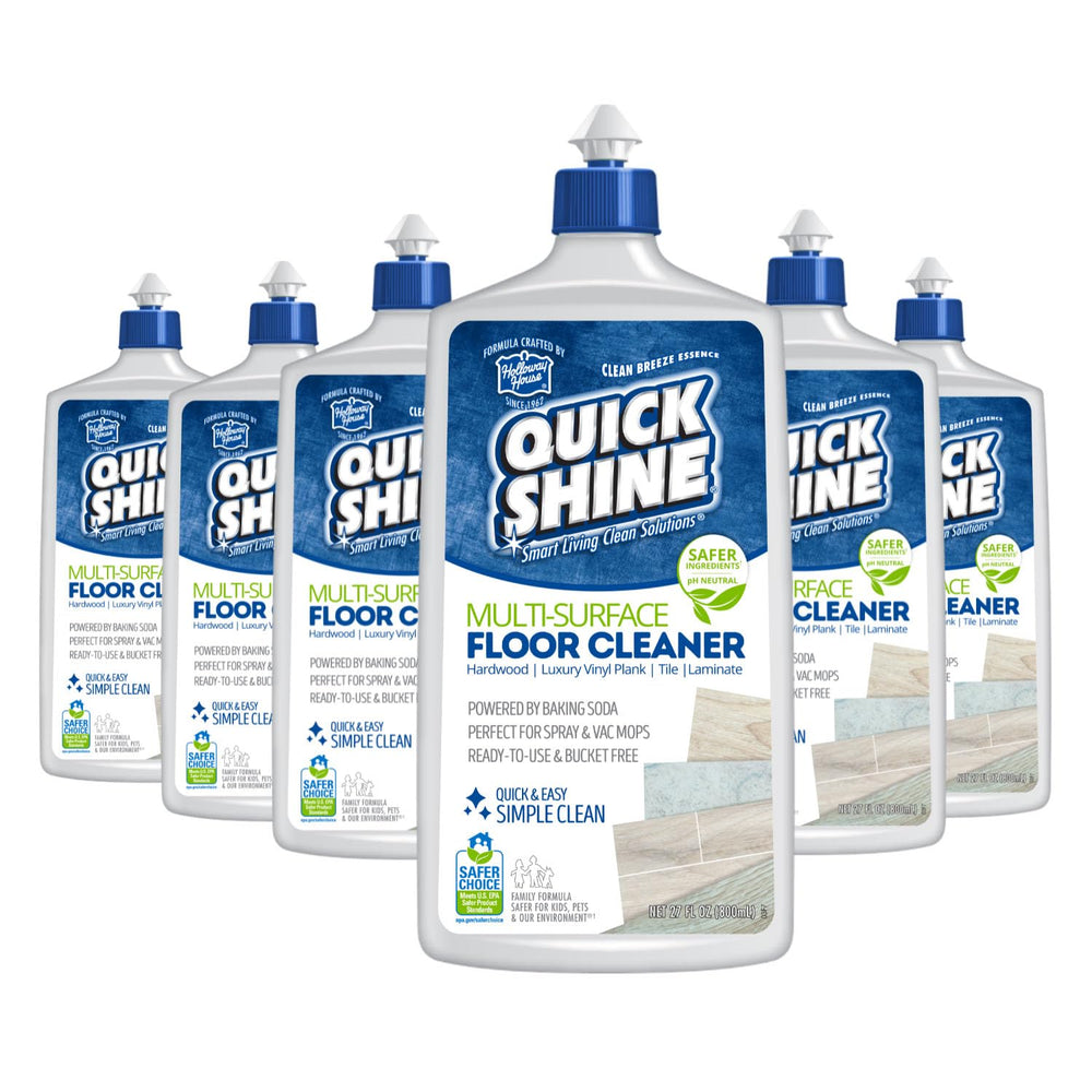 Quick Shine front packaging shows 27oz bottle and label for easy identification and use