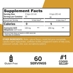 Qunol liquid pouring from spoon highlighting easy dosing benefit
