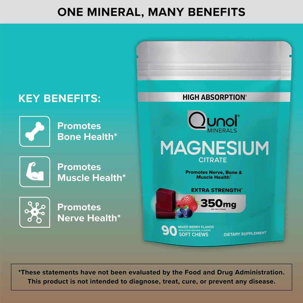 Qunol chew close-up revealing soft texture and chewable format for comfortable intake