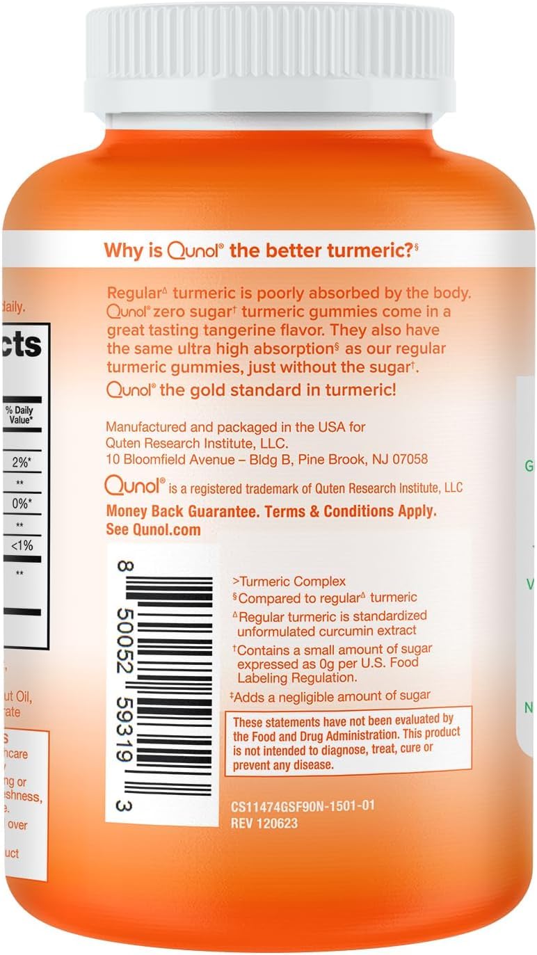 Qunol bottle on kitchen counter suggesting everyday supplement routine