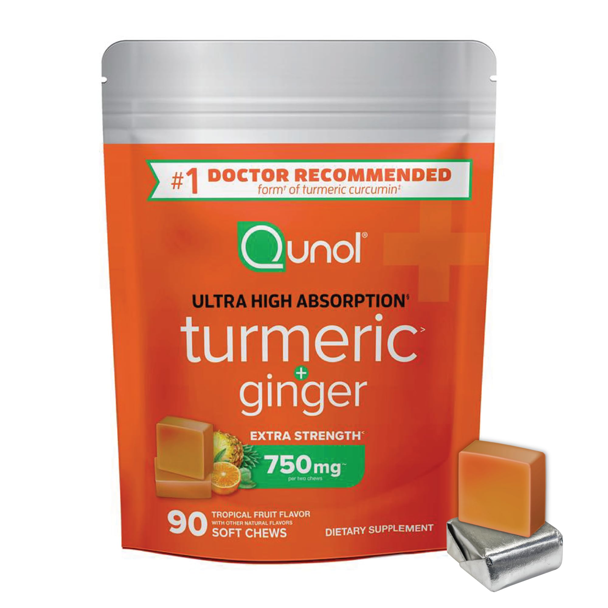 Qunol front packaging showing product name and benefits for convenience