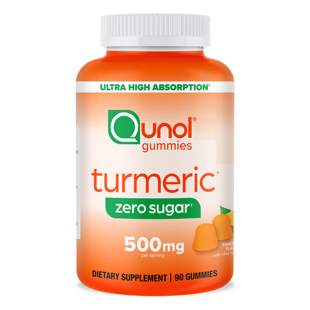 Qunol front packaging showing bottle and label benefits
