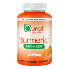 Qunol front packaging showing bottle and label benefits