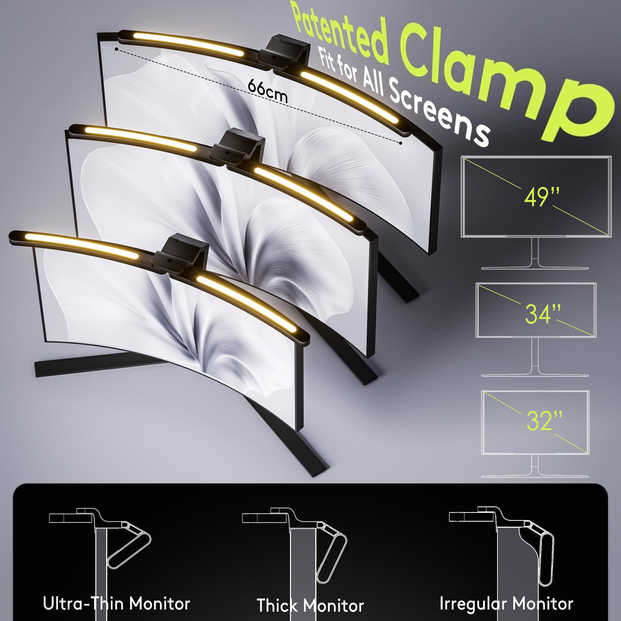 Quntis RGB backlight modes creating ambient bias lighting for immersion benefit