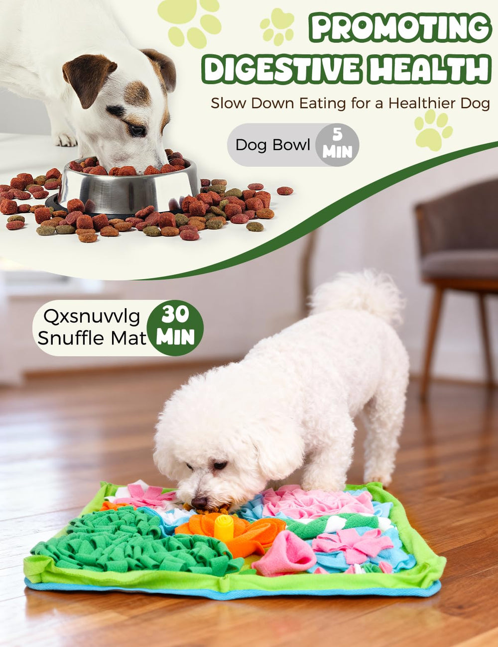 Qxsnuvvlg mat next to hand to show size and easy portability benefit