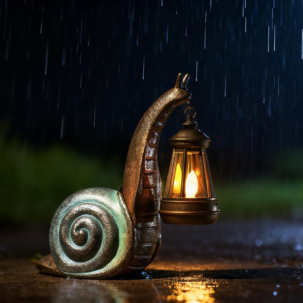 QZJDDZSW snail on balcony rail demonstrating suitability for small outdoor spaces