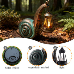 QZJDDZSW side profile showing snail shape and waterproof resin durability