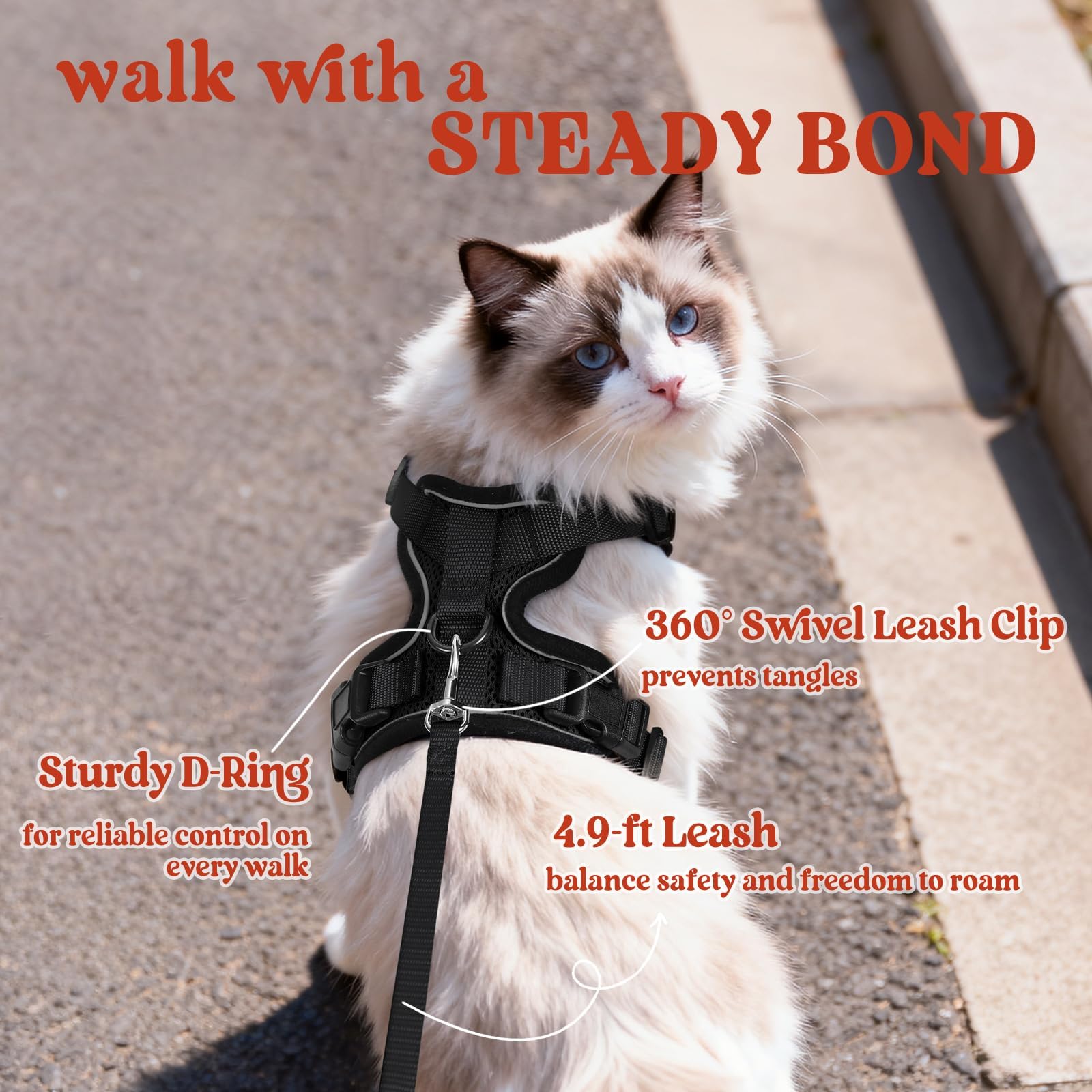 rabbitgoo dual quick-snap buckles detail for fast secure fastening