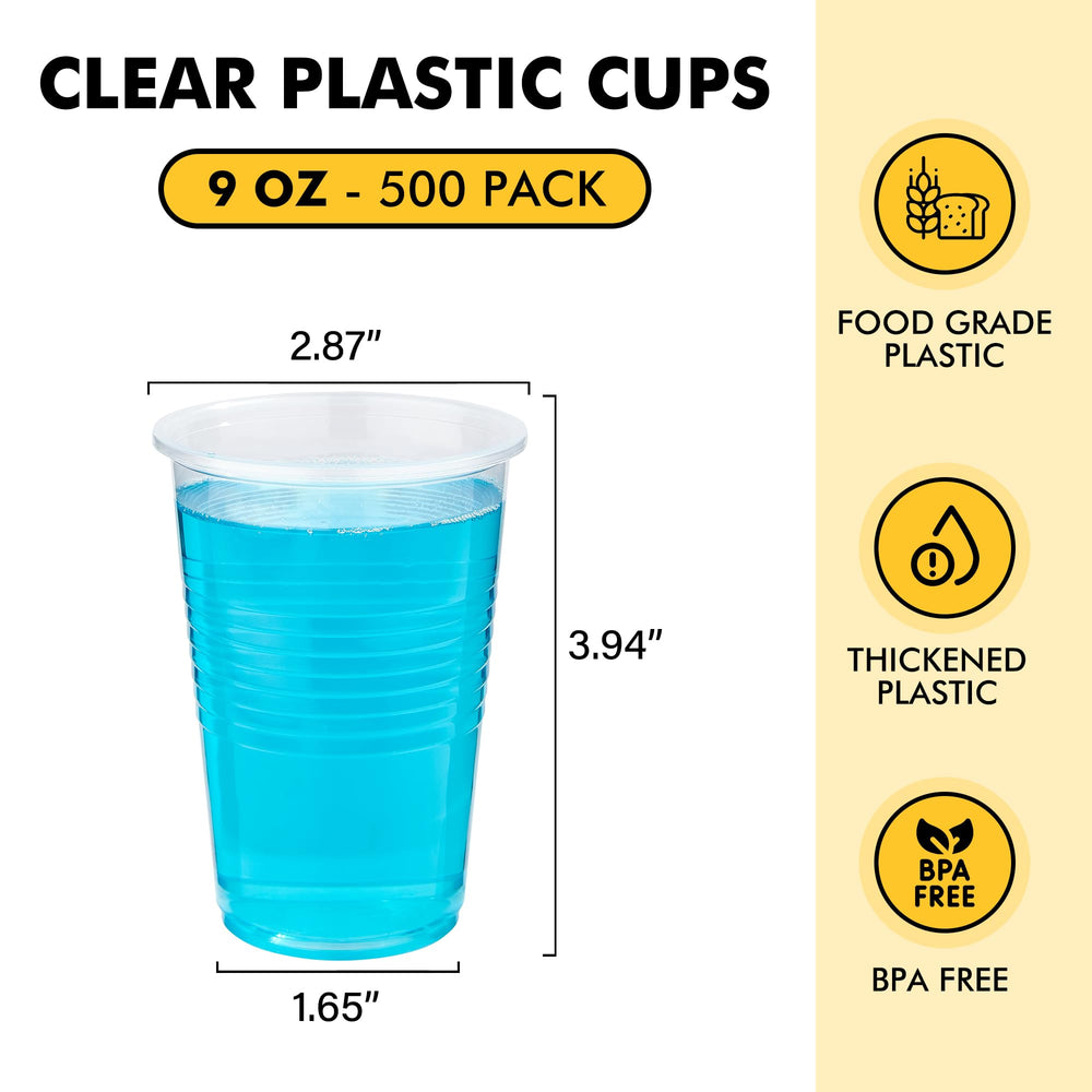 RACETOP cup next to soda can showing 9 oz scale for portion clarity
