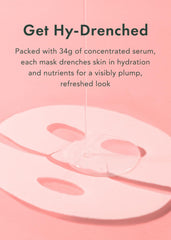 Rael hydrogel mask texture close-up highlighting snug, anti-slip fit