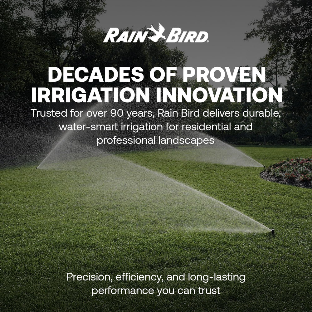 Rain Bird pack of five installed in garden setting showing professional performance benefit
