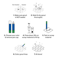 Rainbow Chalk brand hand priming activated tip showing ready-to-use benefit